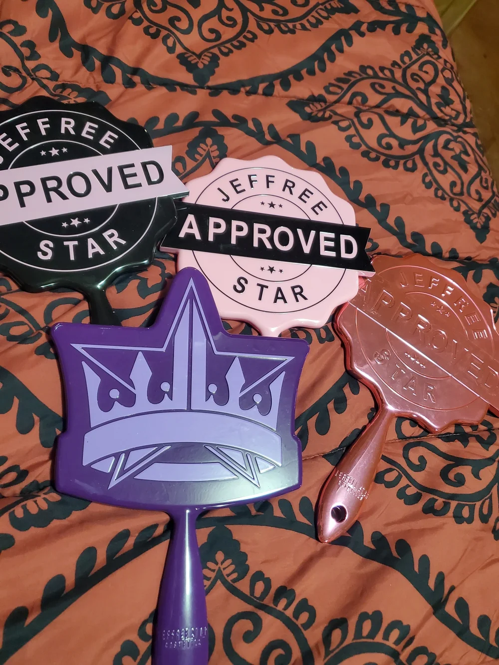 Jeffree Star Purple and Pink Assorted Hand Mirrors